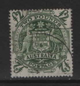 Australia   #221  used   1949   Arms of Australia  £2