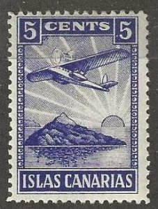 Canary Islands, Spain, Local post, unlisted in Scott, mint hinged. 1936. (S1336)