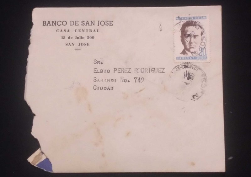 C) 1967, URUGUAY, INTERNAL MAIL AG,