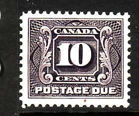 Canada-Sc#J5- id2476-unused NH 10c Postage Due-1928-