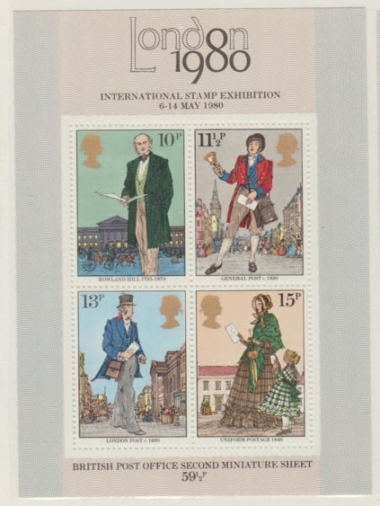 Great Britain Scott #874a Stamp - Mint NH Souvenir Sheet