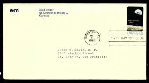 Scott 1371. 1969 FDC - Apollo 8