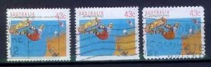 AUSTRALIEN AUSTRALIA [Lot] 18 ( O/used ) div Zähnungen für Spezialist!