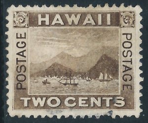 Hawaii, Sc #75, 2c Used