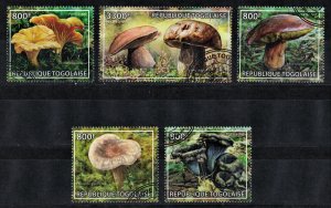 TOGO 2017 - Mushrooms /complete  set