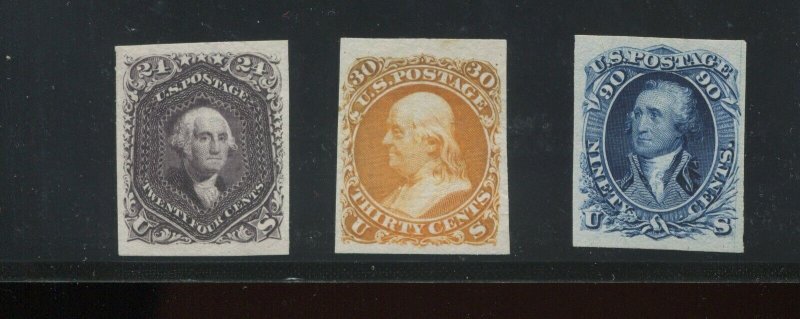 63P3/78P3 Plate Proofs on India Set of 10 Denominations with Varieties BZ1405