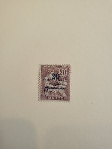 Stamps French Morocco Scott  #44 h