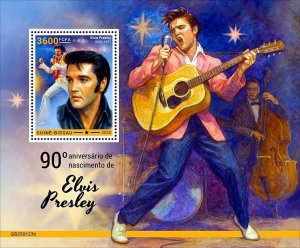 GUINEA BISSAU - 2025 - Elvis Presley - Perf Souv Sheet - Mint Never Hinged