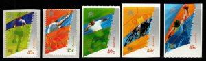 AUSTRALIA SG1995/9 2000 PARALYMPIC GAMES SELF ADHESIVE MNH