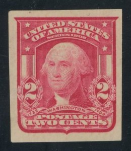 USA 320 - 2 cent Washington Imperf Type I - VF Mint hinged