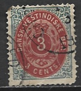 COLLECTION LOT 21681 DANISH WEST INDIES #6 1874 CV+$20