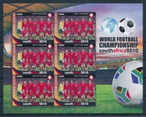 [107006] Sierra Leone 2010 World Cup football soccer Switzerland Sheet MNH