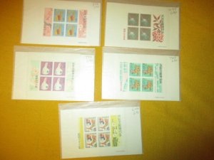 JAPAN SOUV SHEET COLLECTION, MNH