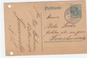 Germany Sonnewalde 1915 postal stationary  stamps card R21297