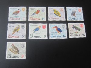 Gambia 1966 Sc 216-17,219-25 MNH