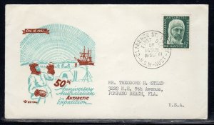 Australia Antarctica  FDC Sydney NSW 1961 c11