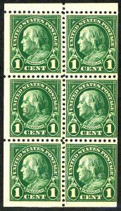 U.S. #522a MINT OG NH, 2 VLH