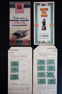 US Stamp Savings Booklet Group