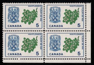 Canada - Provincial Flowers & Coats of Arms 1964-66 SC418-429A Mint Blocks