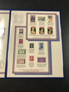 The Bicentennial of The Bill of Rights Commemorative Folio Stamps  