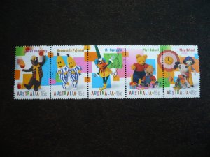 Stamps - Australia - Scott# 1752a - Mint Never Hinged Strip of 5 Stamps