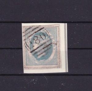 GREAT BRITAIN 1853 - 1857 POSTALLY USED RECEIPT REVENUE STAMP . REF R 1965