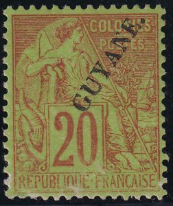 French Guiana 1892 SC 24 MLH 