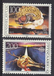 Yugoslavia   #1780-1781   MNH  1986  Europa