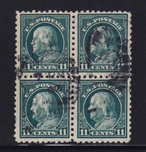 434 XF used block of 4 with rich color cv $ 65+ ! see pic !