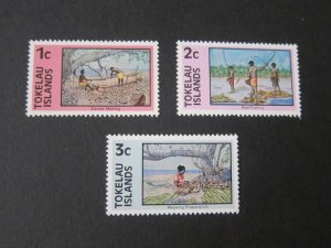 Tokelau 1976 Sc 49-51 MH