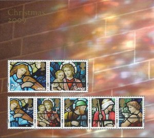 GB 2009 Christmas Stained Glass Windows Miniature Sheet SG MS2998 Unmounted Mint