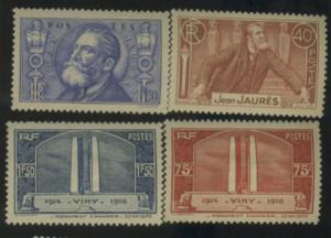 France #311-14 MINT VF OG  LH CAt$42.50