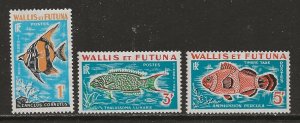 Wallis & Futuna Islands Scott Cat # J37-J39 Mint NH See Desc