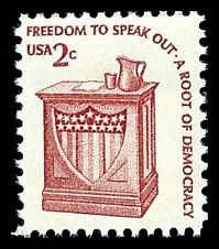 PCBstamps   US #1582 2c Freedom to Speak Out, MNH, (27)