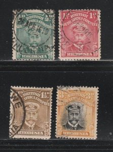 Rhodesia 119-121, 124 U King George V (B)