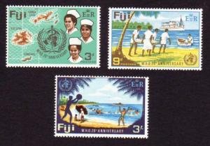 Fiji 1968 Scott257-259 Set of 3 WHO 20th Ann. MNH SG388/90