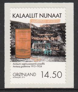 Greenland MNH 2012 Scott #617 14.50k Amitsoq grafitmine 1915-1924 - Mining in...