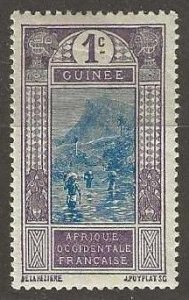 French Guinea 63, mint, very lightly hinged  1913. (F389A)