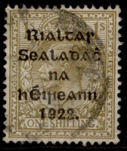 IRELAND GV SG15, 1s bistre-brown, USED. Cat £19.