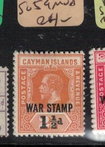 Cayman Islands SG 59 MOG (4eve)