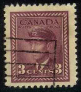 Canada #252 King George VI; Used