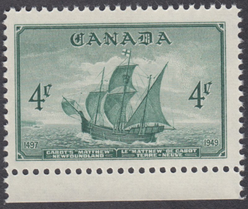 Canada - #282 Cabot's Ship - Mathew - MNH