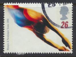 GB SG 1933 SC# 1691 Used Olympics Atlanta 1996 Swimming  see details