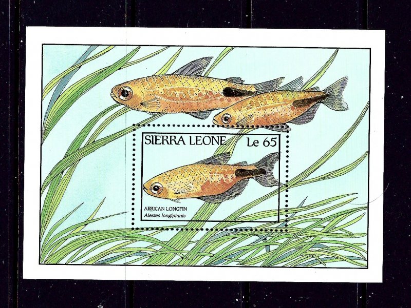 Sierra Leone 963 MNH 1988 Fish S/S