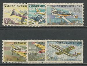 Czechoslovakia   #C66-71  MNH  (1967)  c.v. $3.15