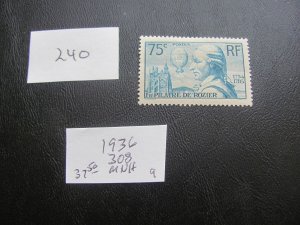 FRANCE 1936 MNH SC 308 SET XF  (241) NEW COLLECTION.