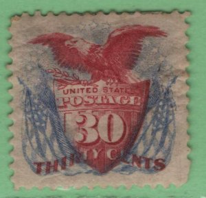 $US Sc#131 M/H/VF-XF, RARE Re-issue, Crowe Cert, Cv. $2250