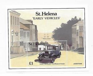 St Helena 1989 Early Vehicles Ford Model A S/S MNH B43