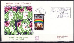 France, Scott cat. 1456. Int`l Women`s year issue. First day cover. ^