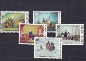 SA18a Upper Volta 1976 American Independence 200 years used stamps